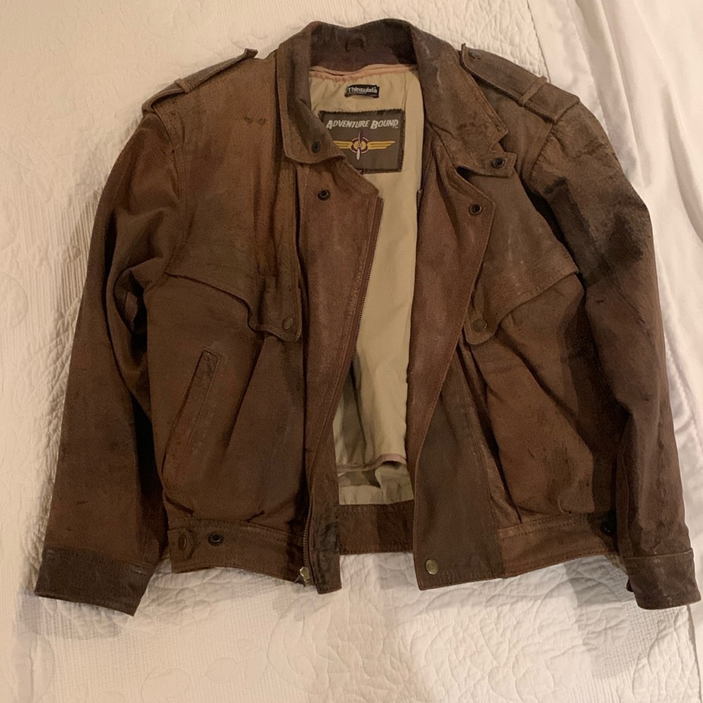 Adventure Bound, Thinsulate, leather jacket, Men's small